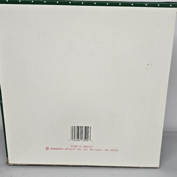 Vintage Lot of 4 Glass‎ Bradford Glitter Christmas Tree Ornaments Hand Decorated - Picture 10 of 11